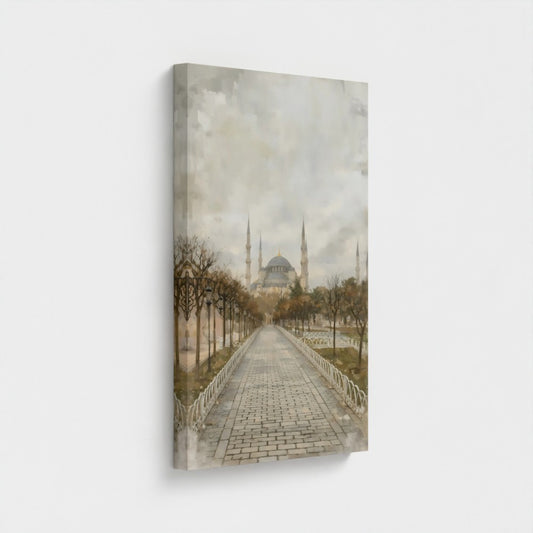 Istanbul – Blauwe Moskee – Eco-Canvas (Gerecycled)
