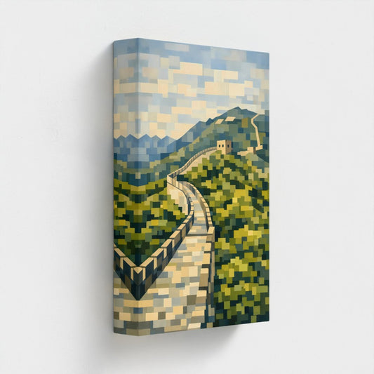 Chinese Muur – Moderne Stijl – Eco-Canvas (Gerecycled)
