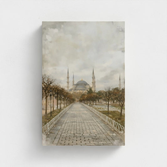 Istanbul – Blauwe Moskee – Eco-Canvas (Gerecycled)